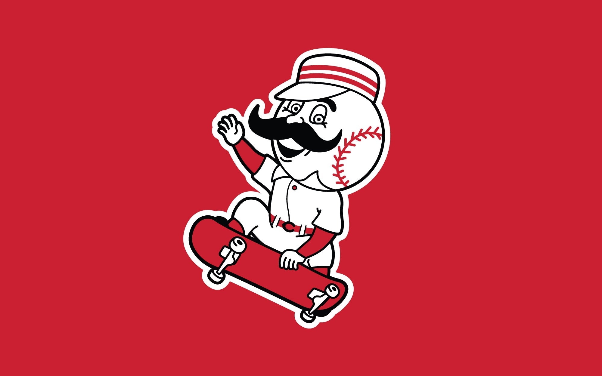 Cincinnati, Mr Shredlegs, Skate, Skateboard, Ohio, Cincy, Shred, reds