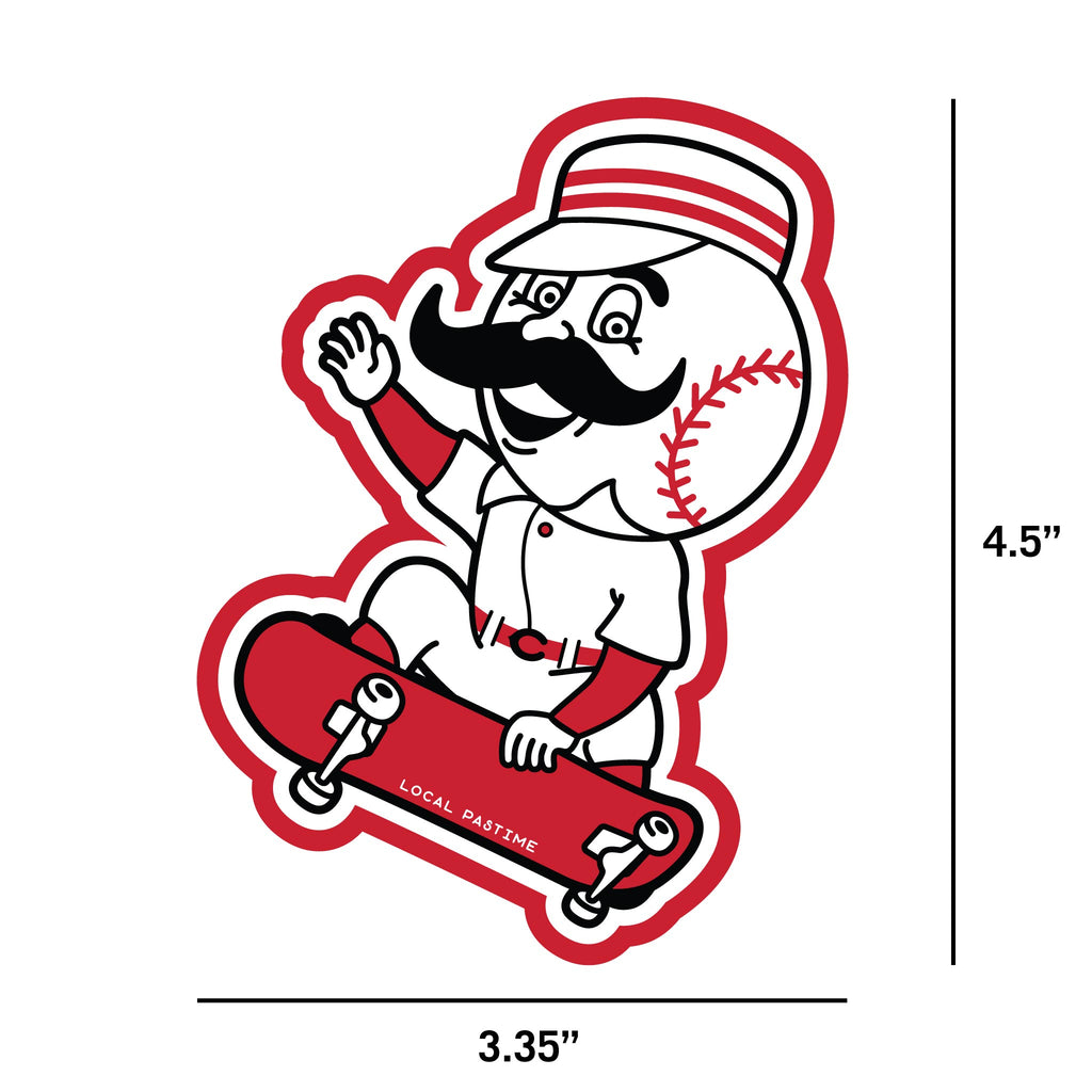 Cincinnati Mr Shredlegs Sticker