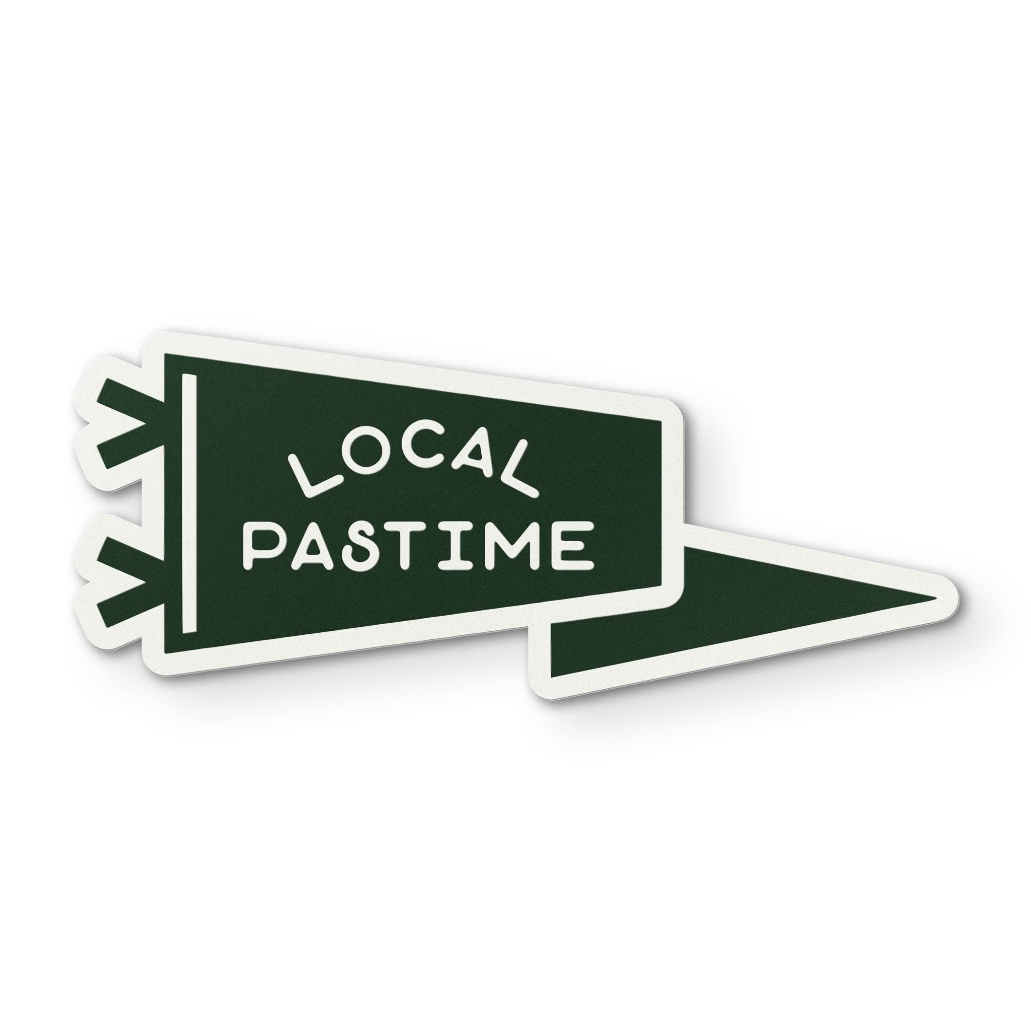 Local Pastime Pennant Sticker