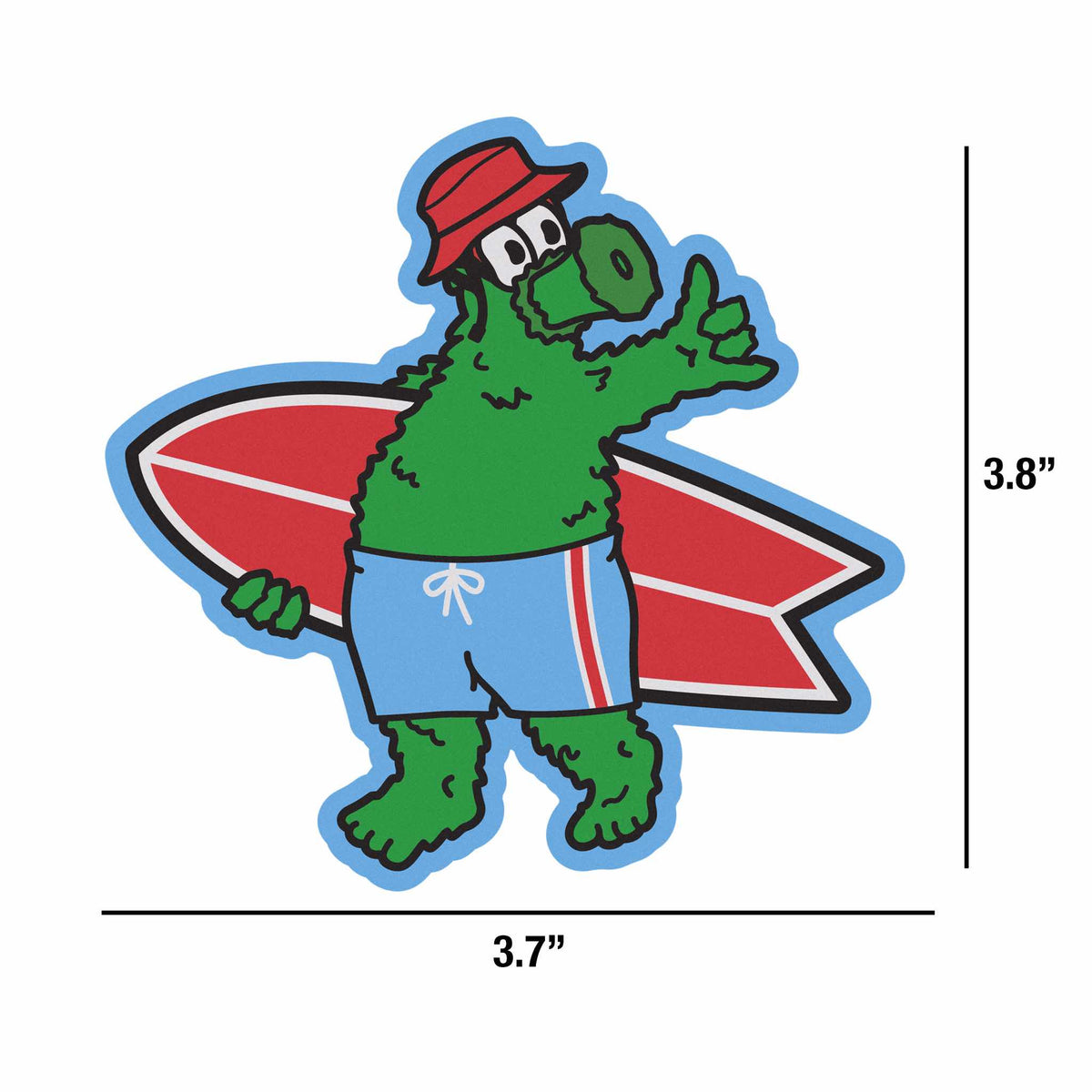 Philadelphia Surphan Sticker