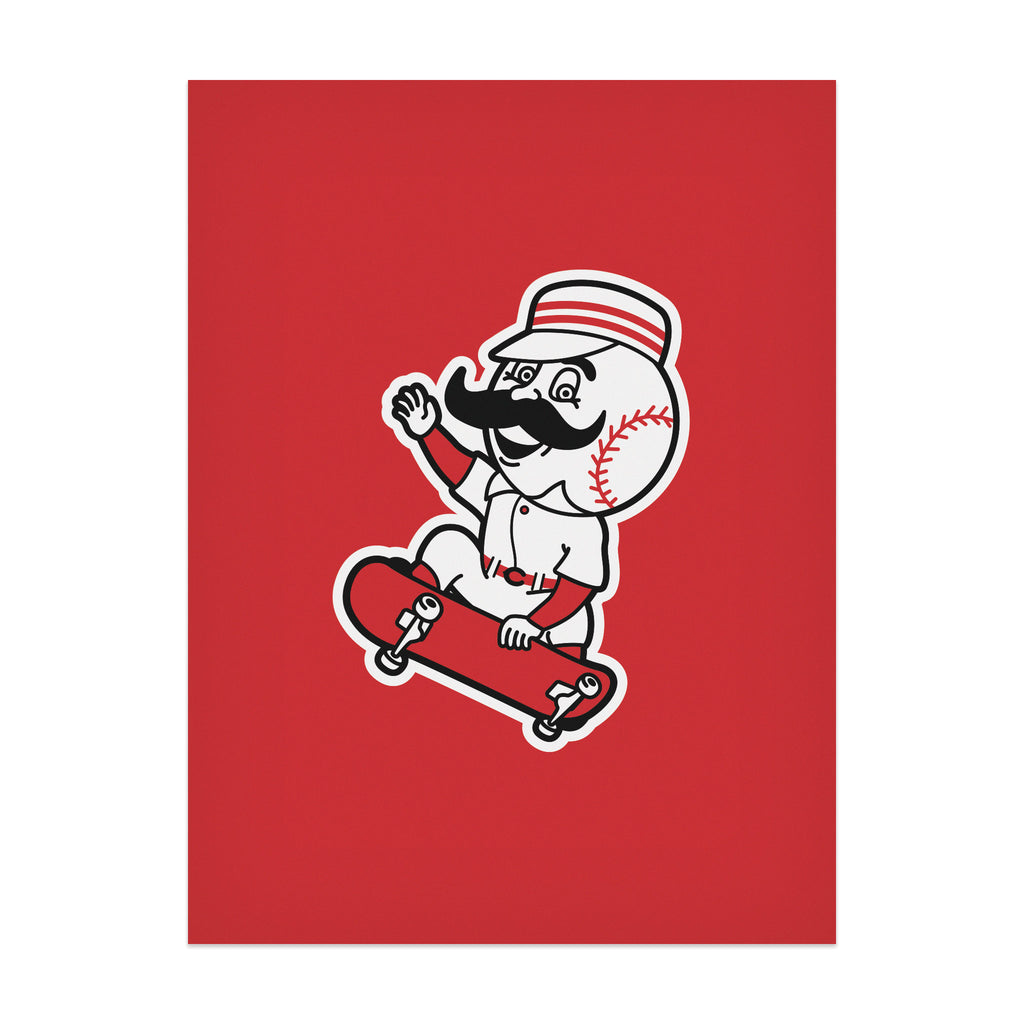 Cincinnati Shredlegs Skate Poster