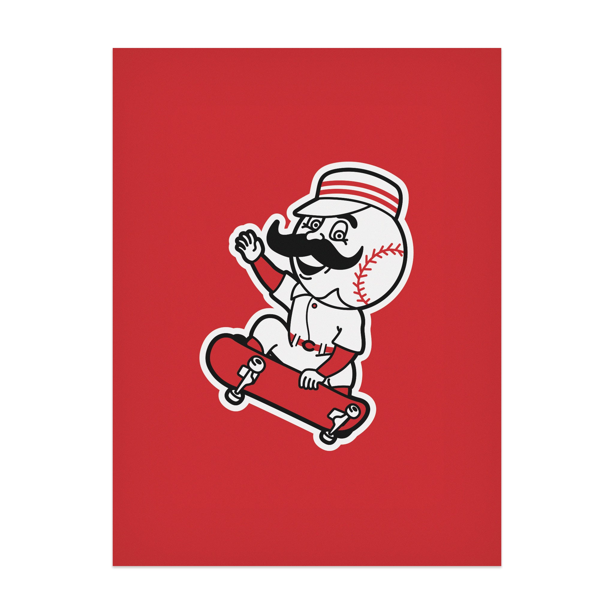 Cincinnati Shredlegs Skate Poster