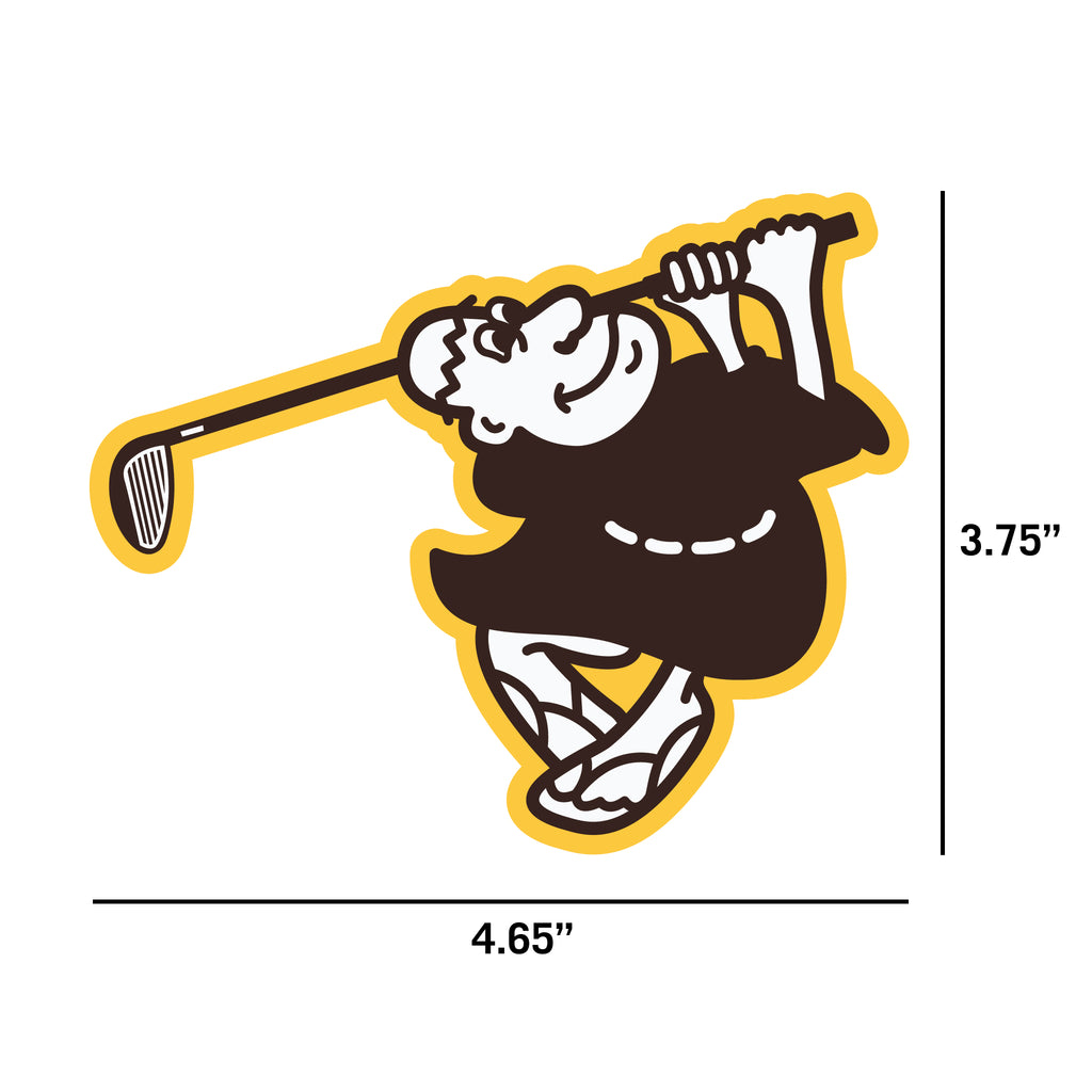 San Diego Golfin' Friar Sticker