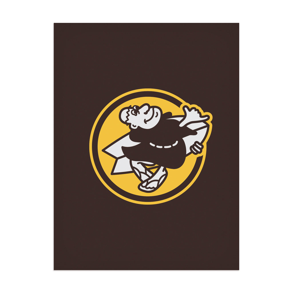 San Diego Rippin' Friar Print