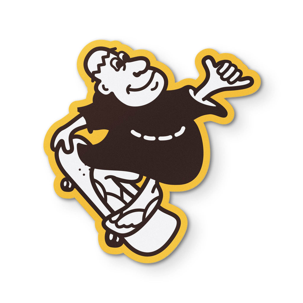 San Diego Rippin' Friar Sticker - Skate