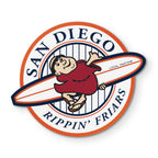 San Diego Rippin' Friar 90's Sticker