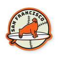 San Francisco Surfy Seals Sticker
